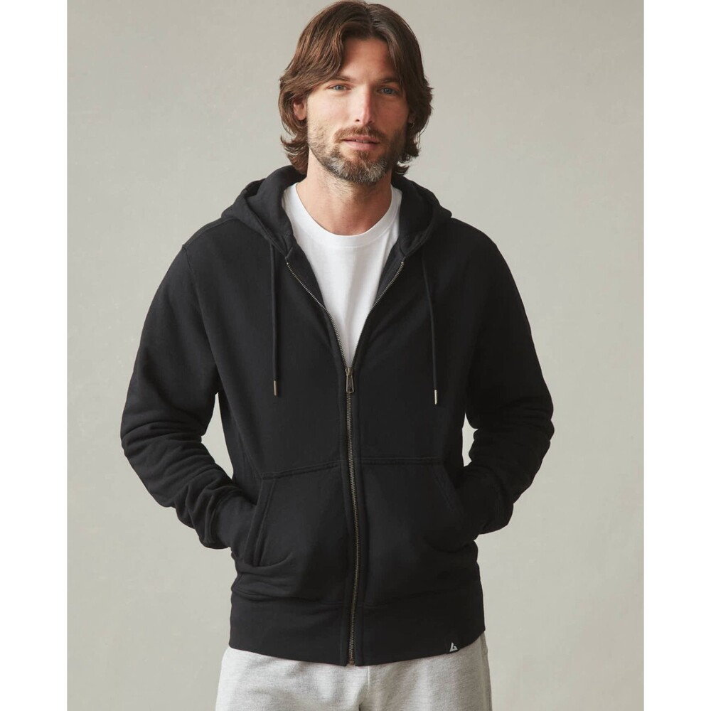 American Giant Hoodie Mens Small Black Classic Full Zip Heavyweight USA NEW